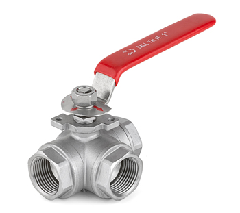 3 way ball valve T port